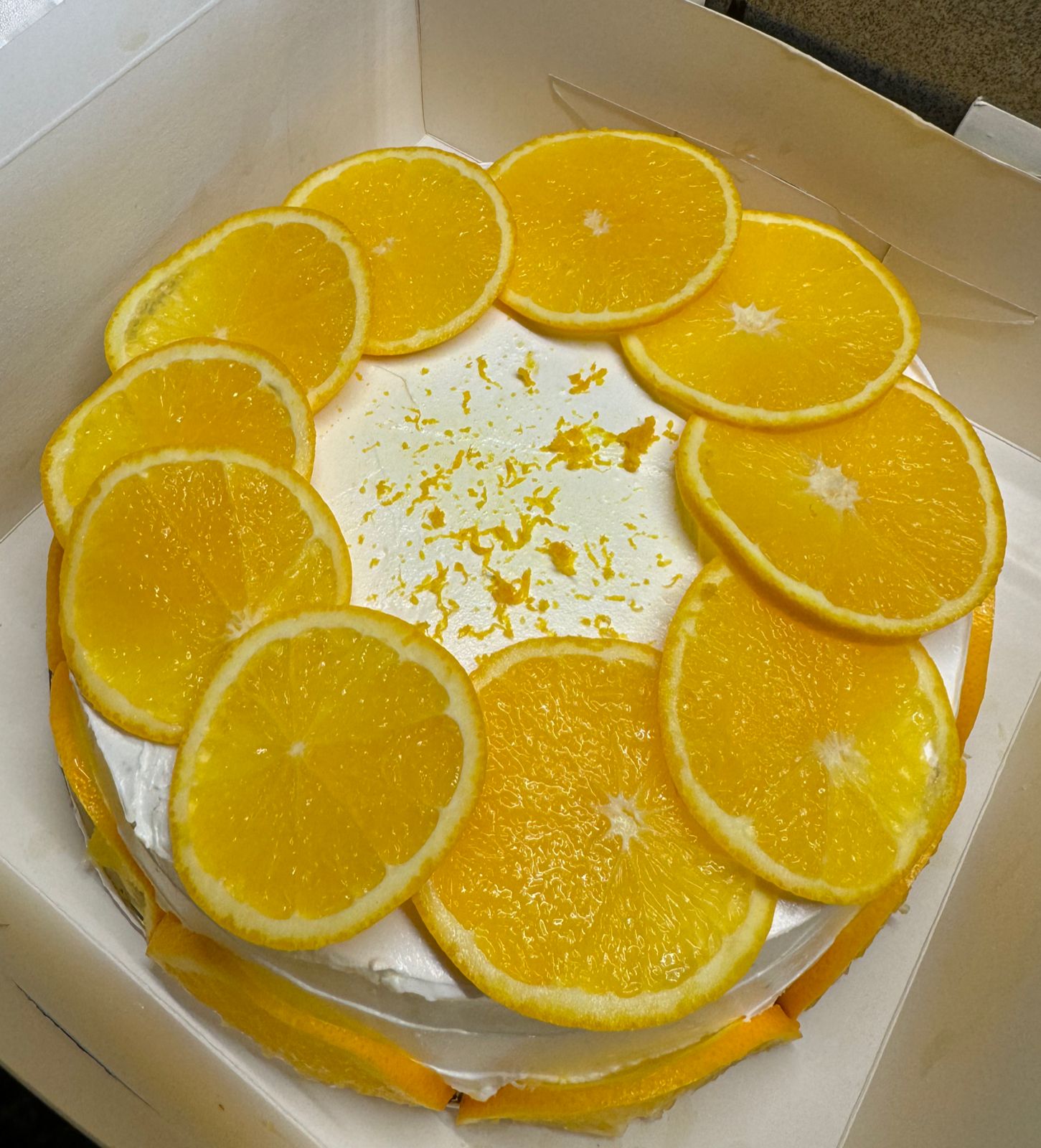 Orange Vanilla Jaggery Cake