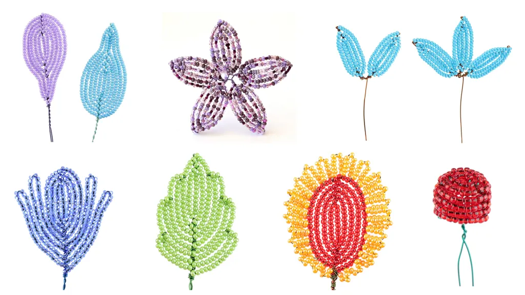 French Beaded Flower