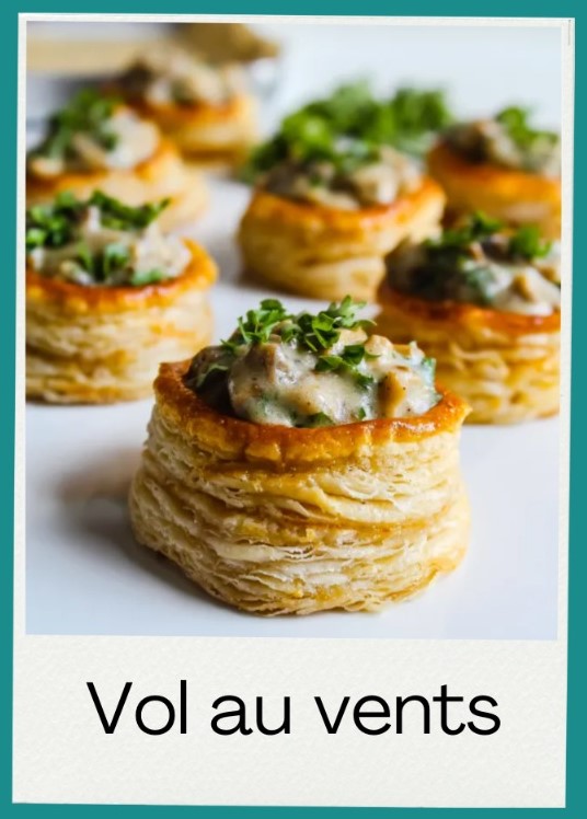 Spinach & Corn Vol Au Vents