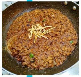 Mutton Keema Kaleji Pao
