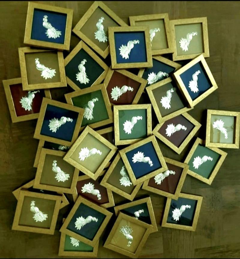 Silk & Gold Foil Inlay