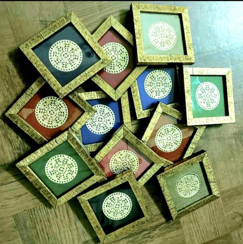 Silk & Gold Foil Inlay