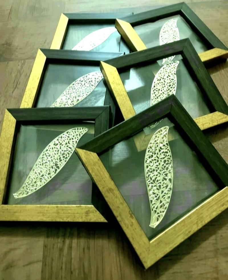 Silk & Gold Foil Inlay