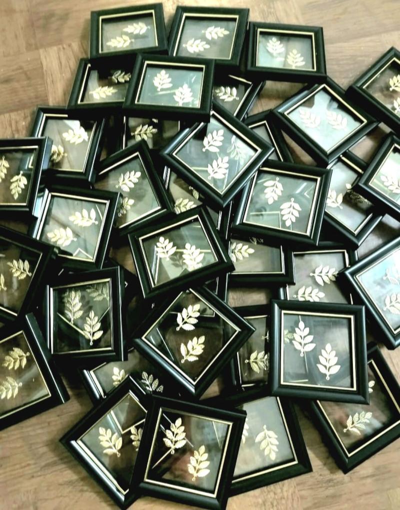 Silk & Gold Foil Inlay