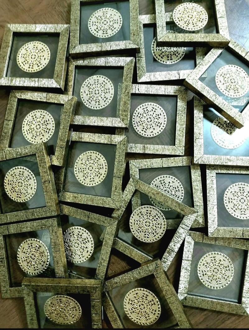 Silk & Gold Foil Inlay