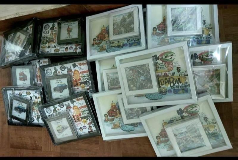 Caricature Prints Trays & Coasters