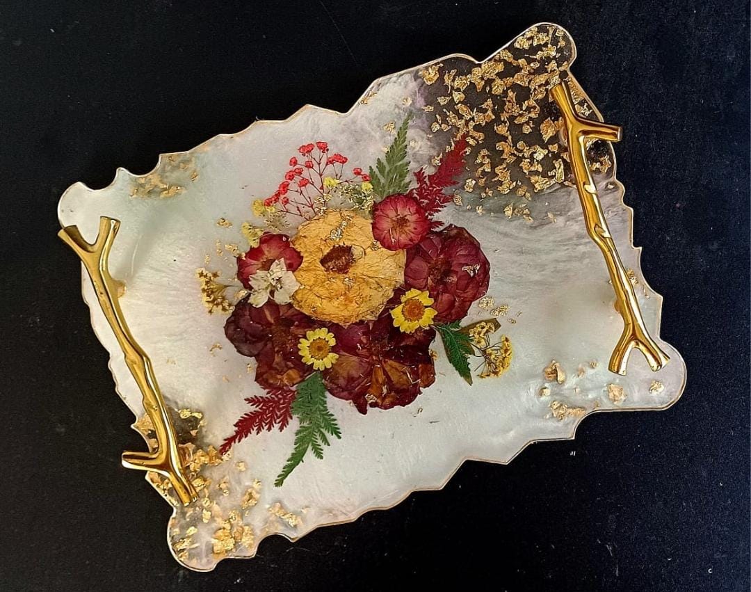 Resin Floral Tray