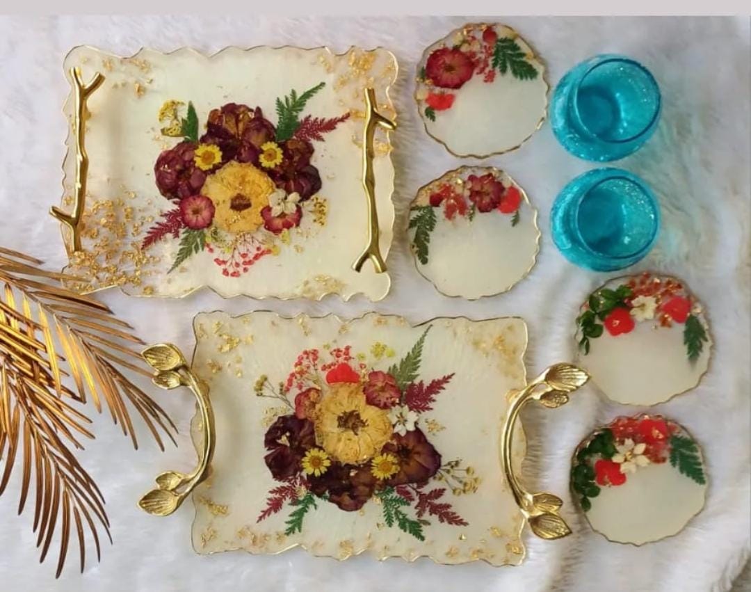 Trays and Coaster set