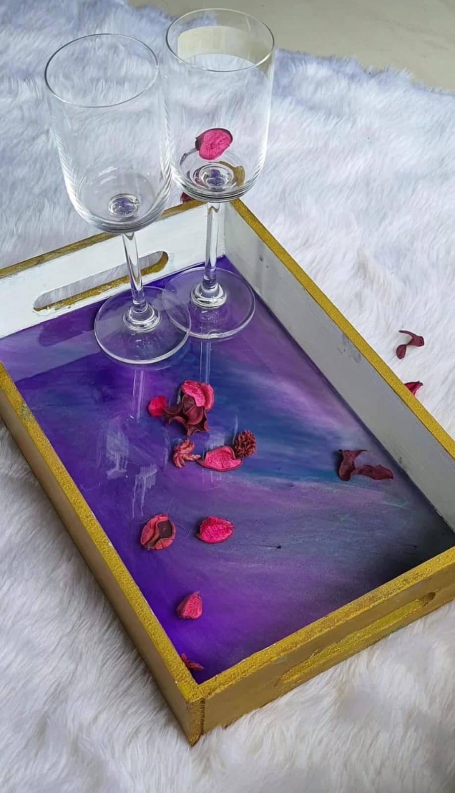 Resin Wooden Tray