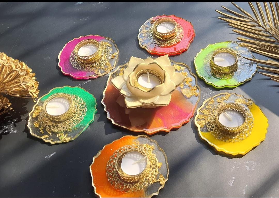 Rangoli cum Tea Light