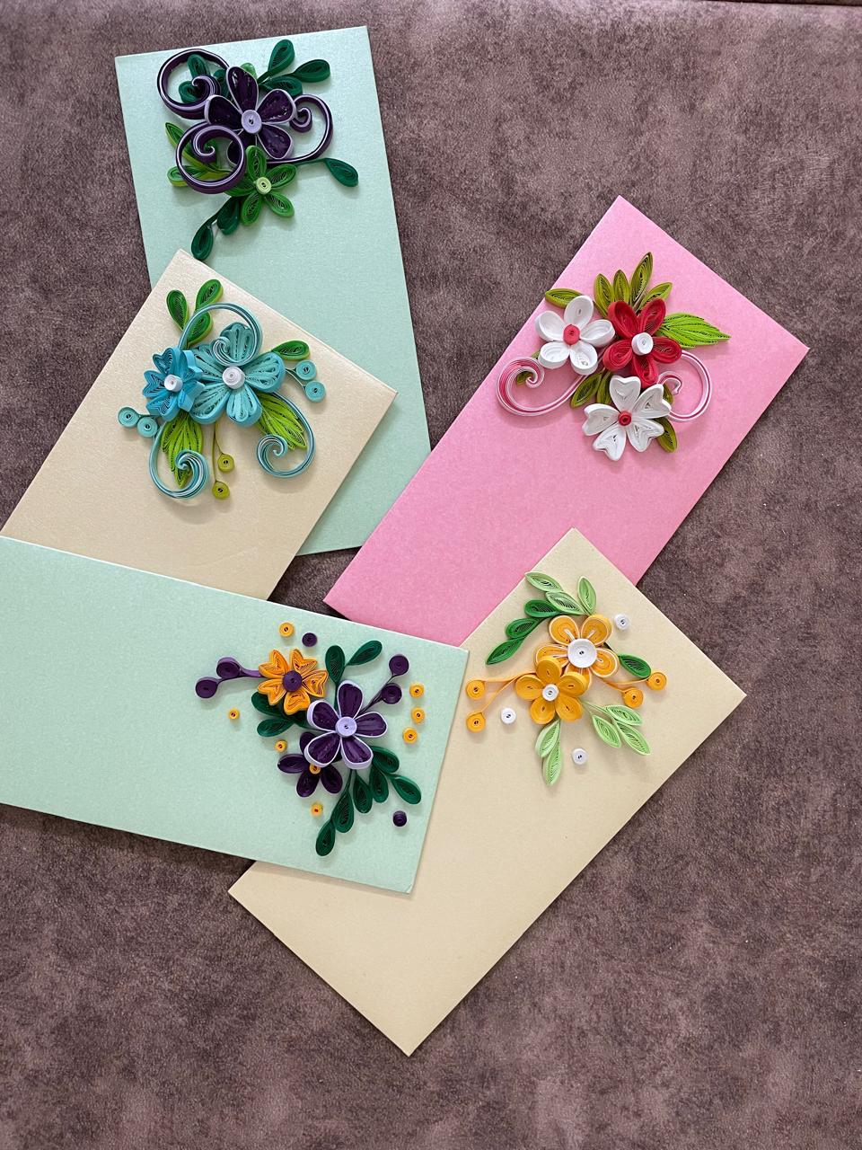 Beautiful Unique Handcrafted Quilling Envelope