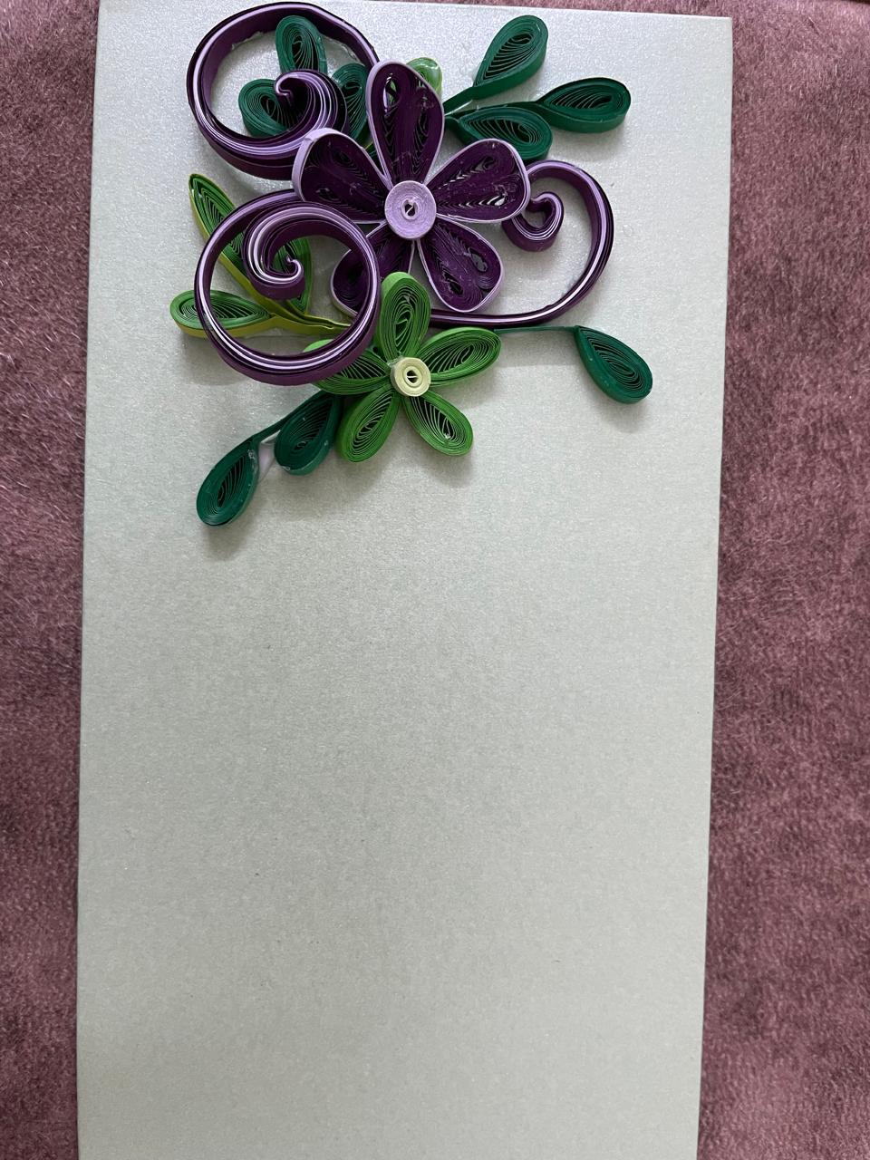 Handmade Quilling Envelope