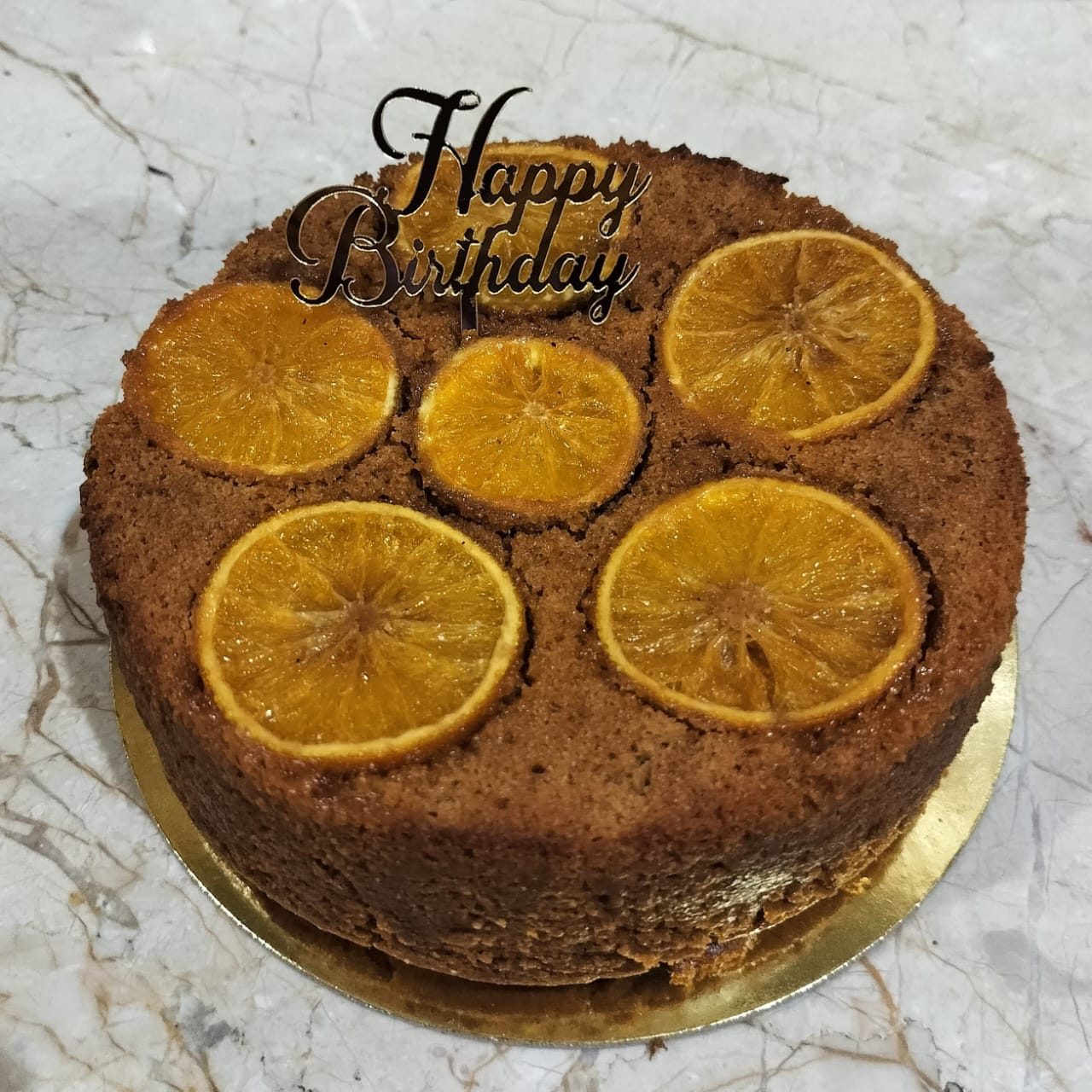 Eggless Healthy Orange Cake