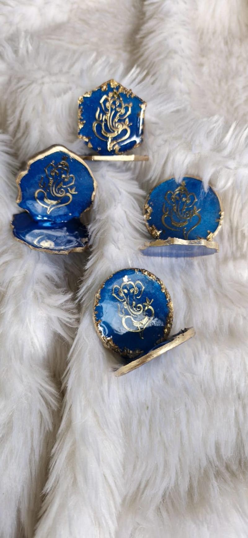 Resin Mini Ganesh Stand