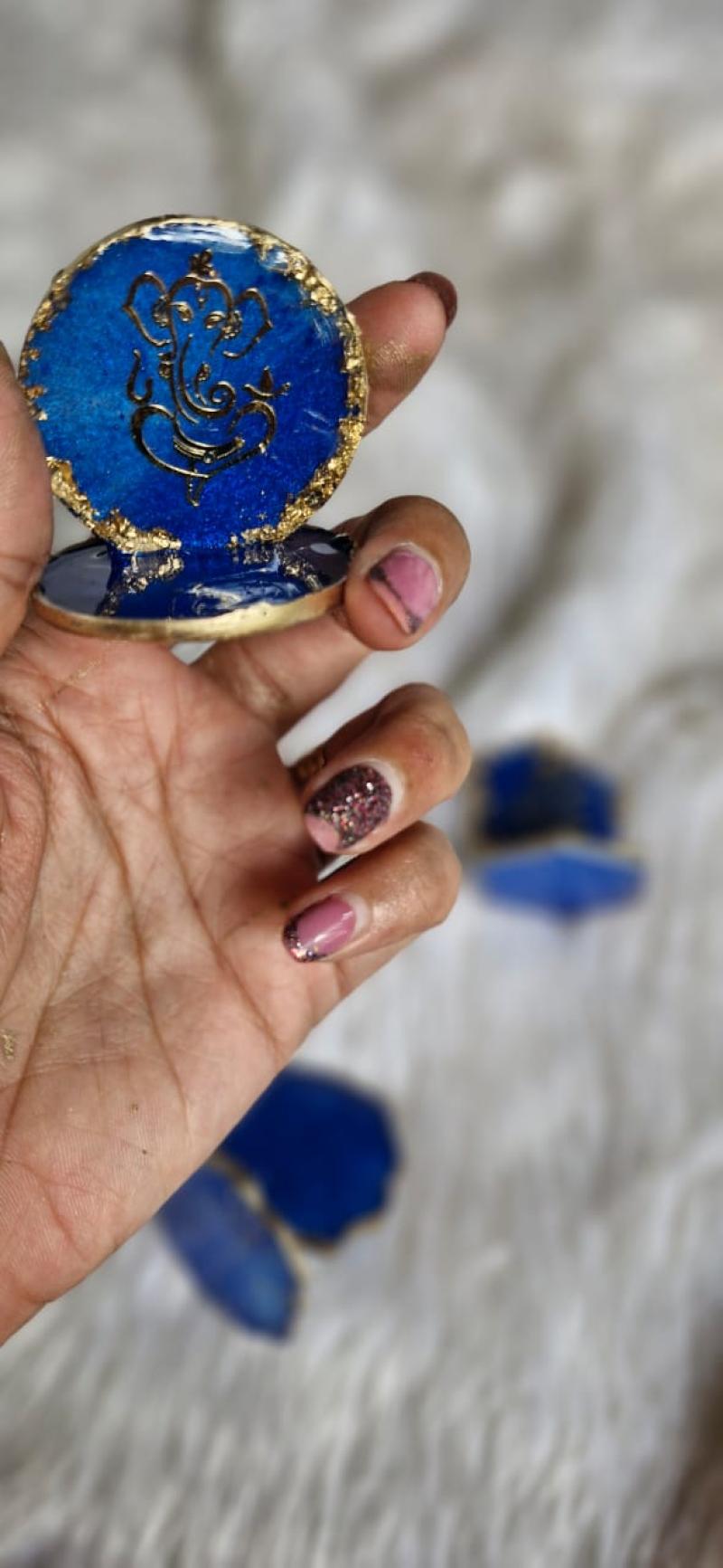 Resin Mini Ganesh Stand