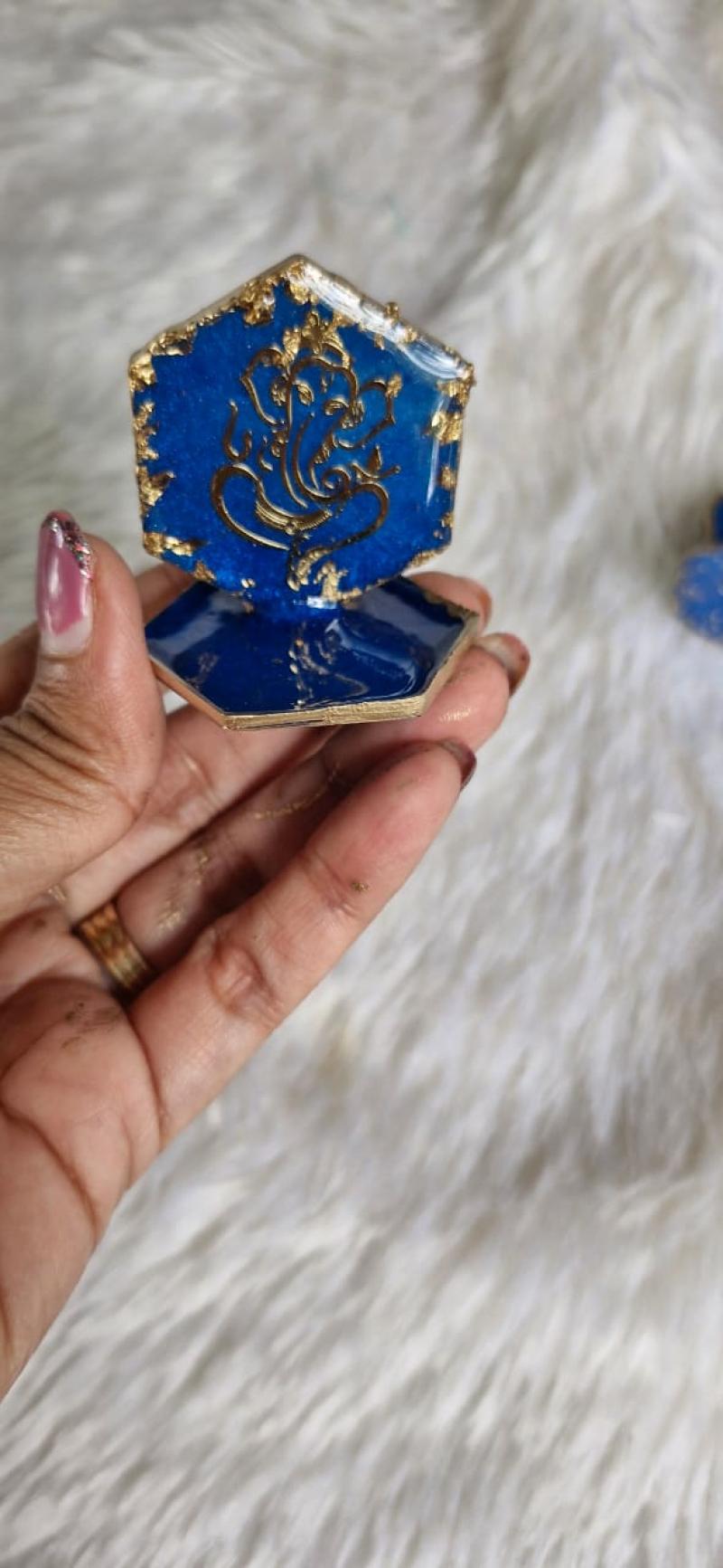 Resin Mini Ganesh Stand