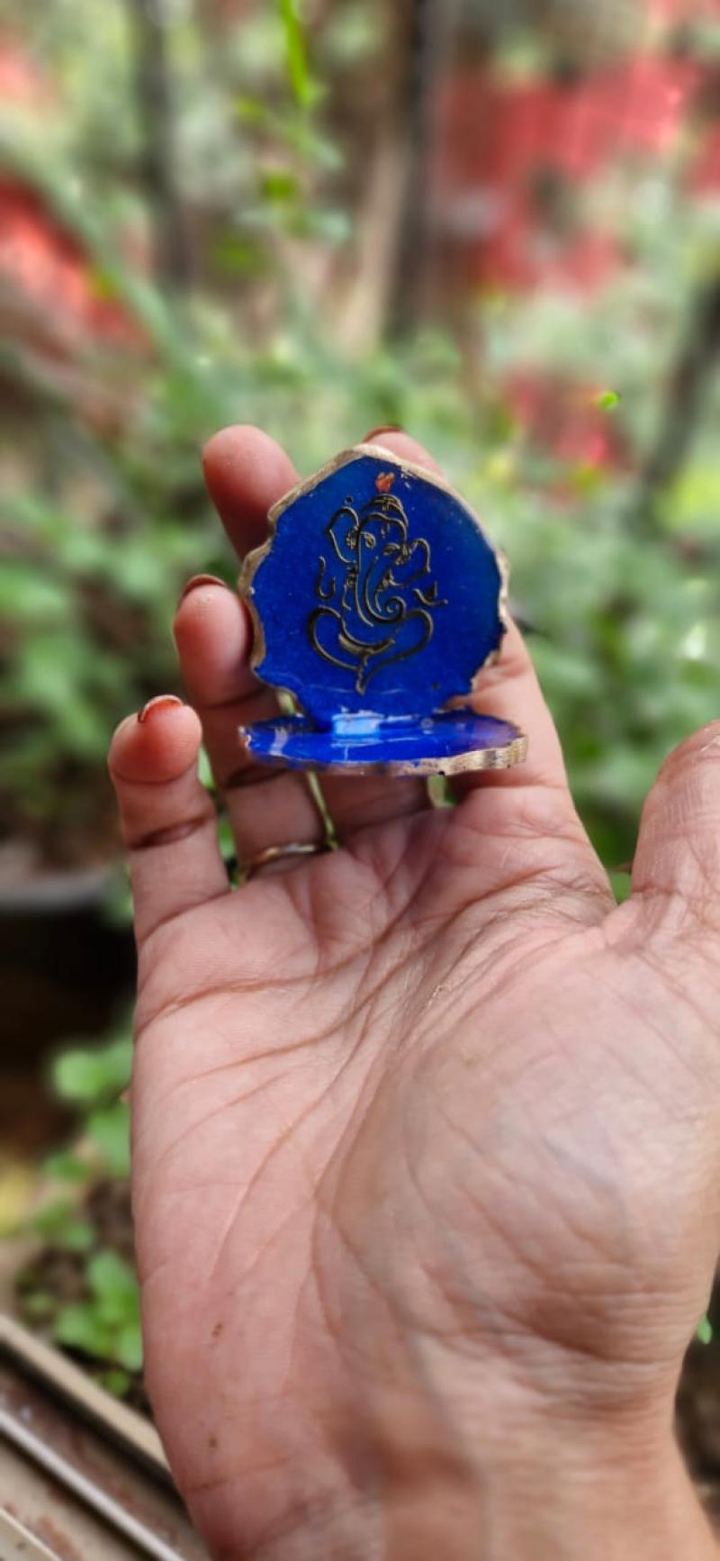 Resin Mini Ganesh Stand