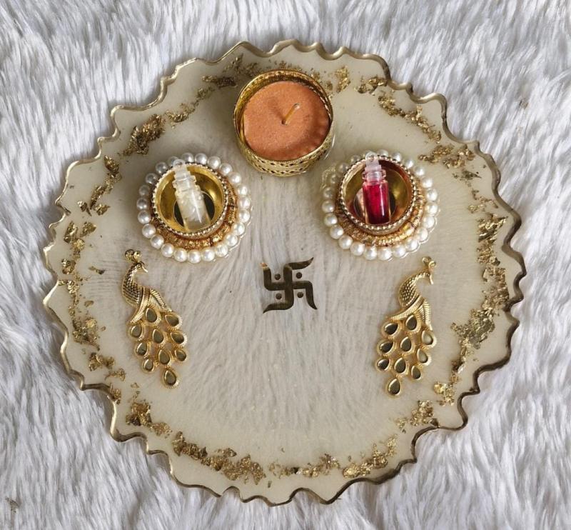 Resin Pooja Thali