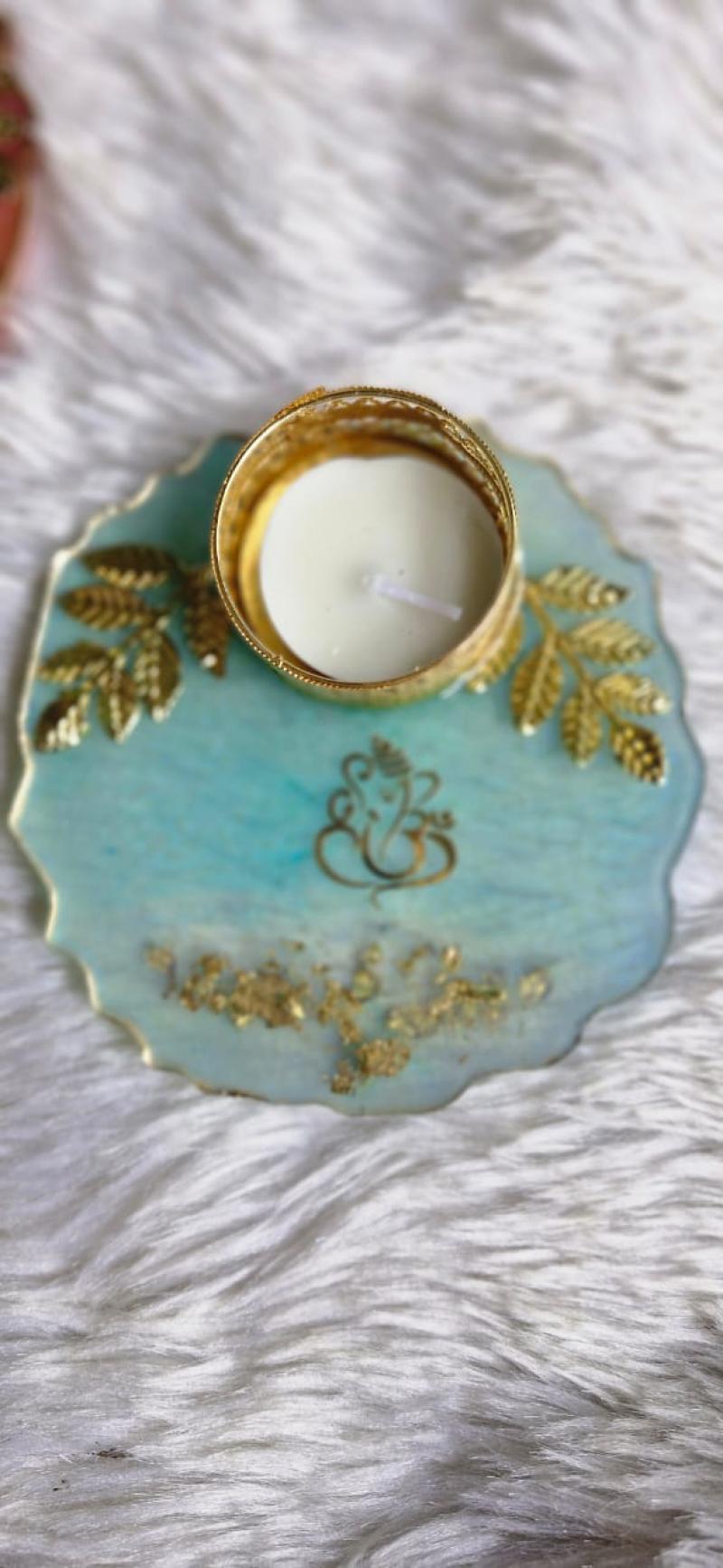 Resin Tea-Light Holder