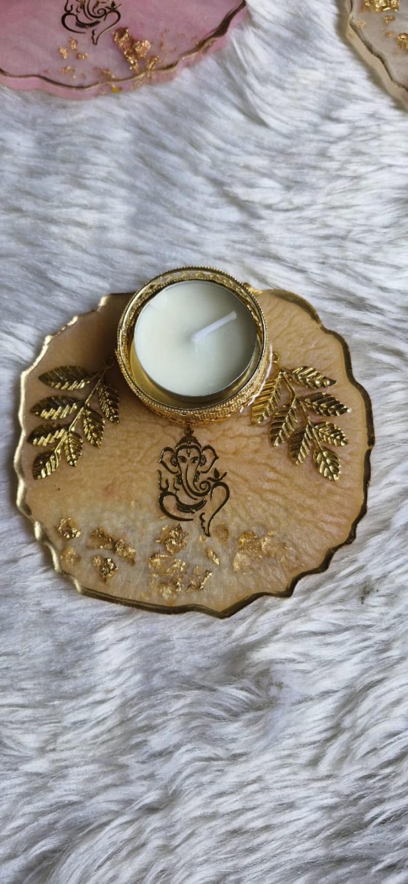 Resin Tea-Light Holder