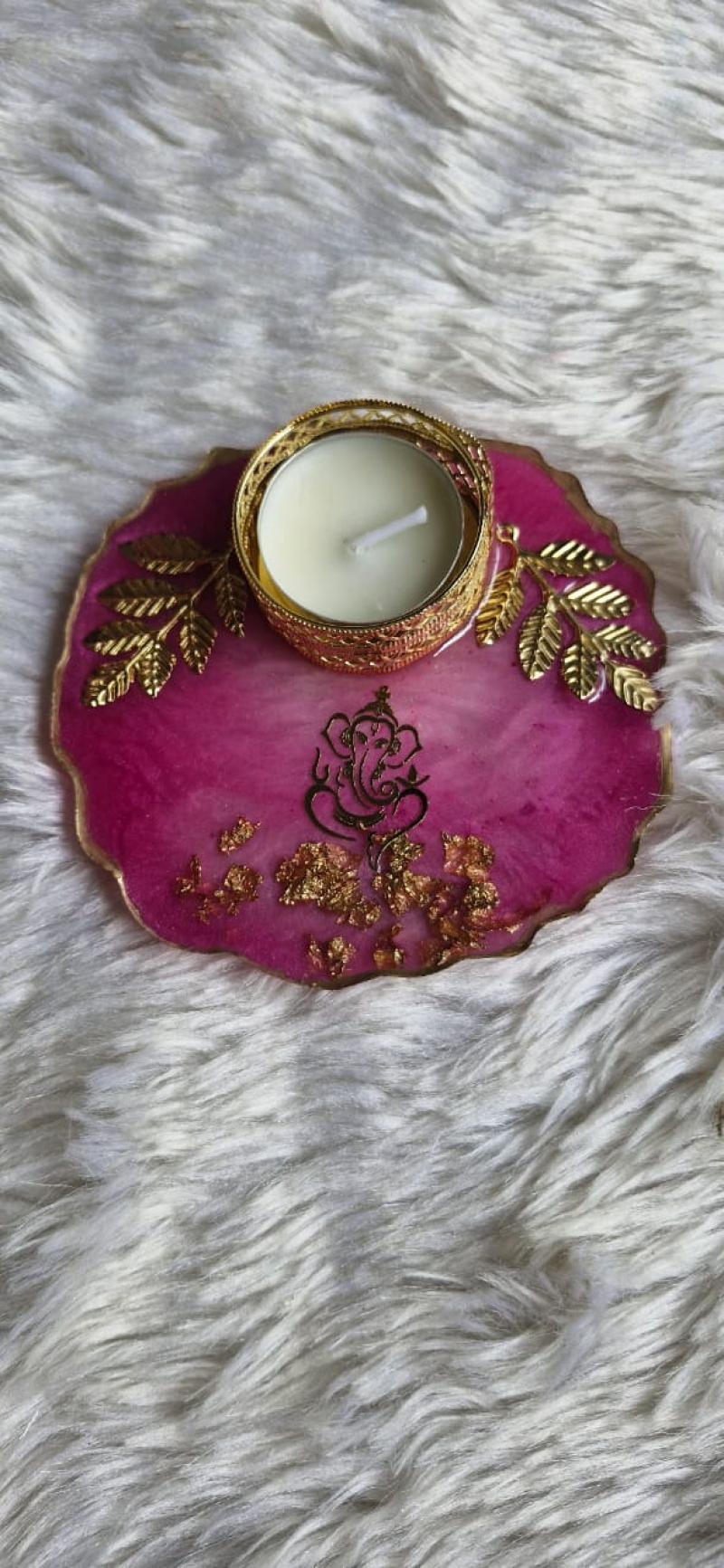 Resin Tea-Light Holder