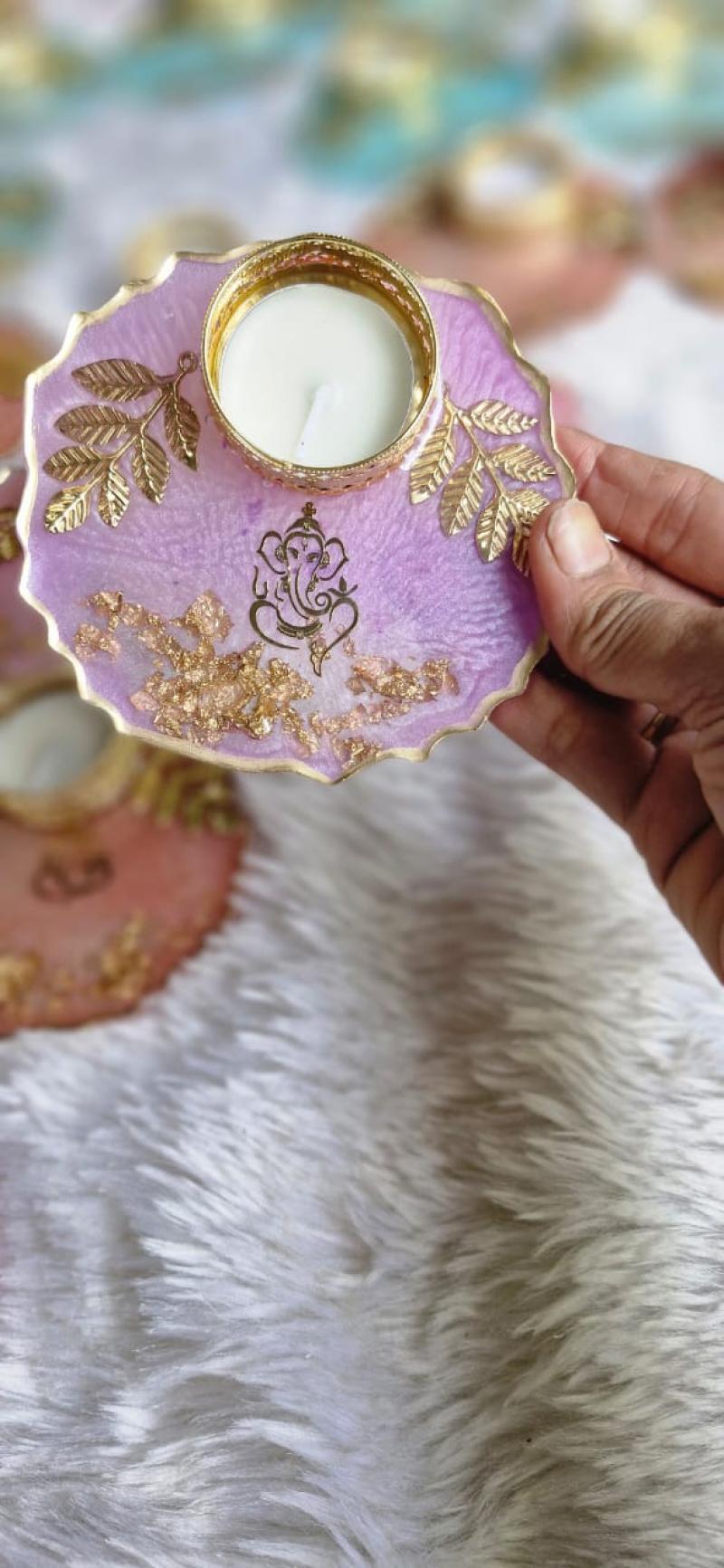 Resin Tea-Light Holder