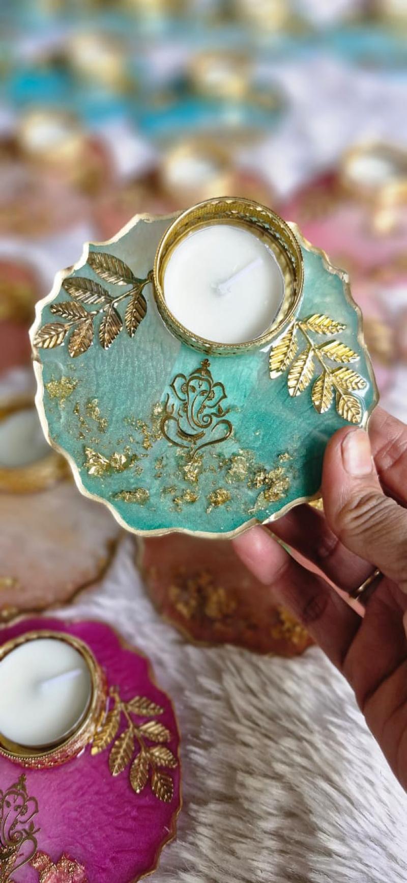 Resin Tea-Light Holder
