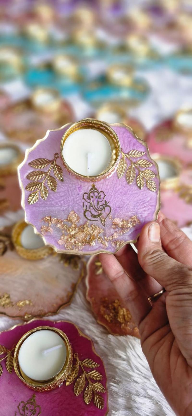Resin Tea-Light Holder
