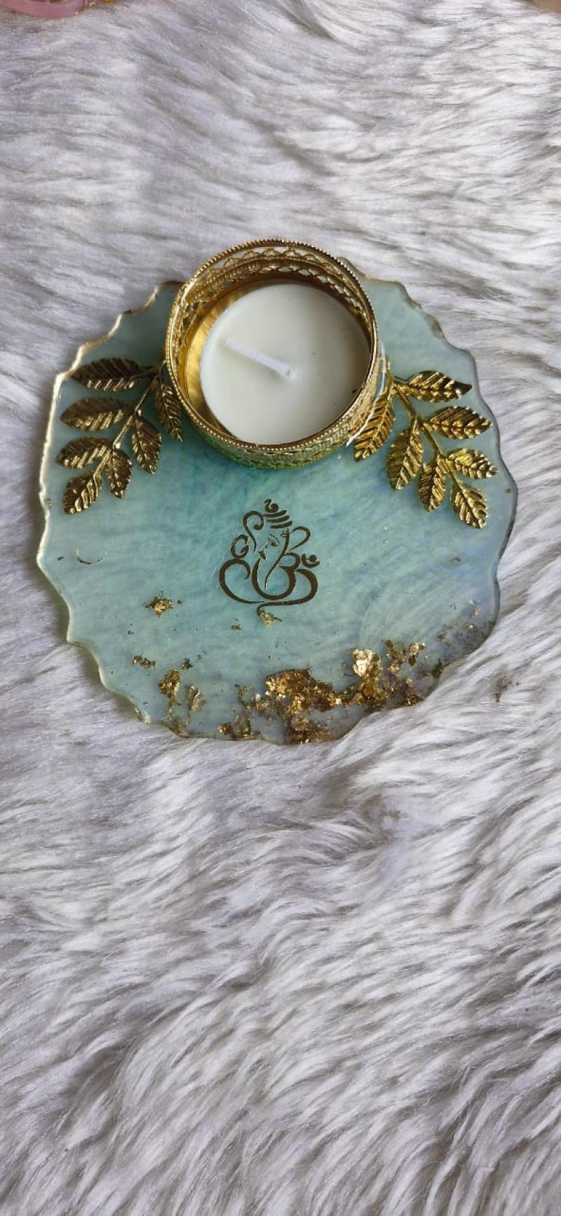 Resin Tea-Light Holder