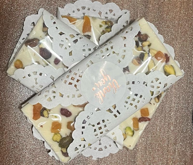 Rose Pistachio Chocolate Bar