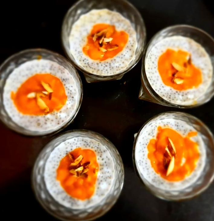 Mango Coconut Chia Pudding
