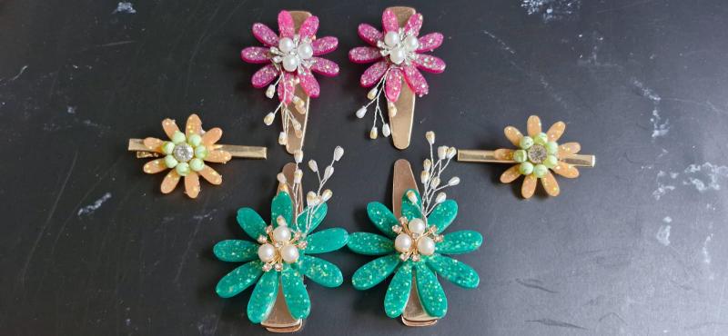 Resin Hair Pins
